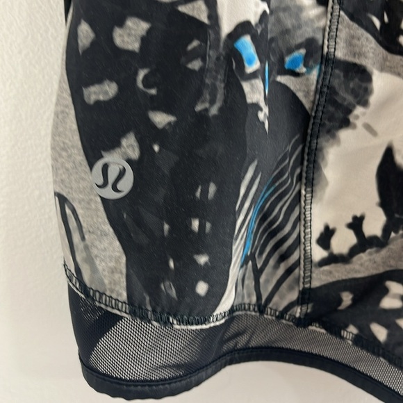 Lululemon Super Squad Short Exploded So Fly Butterfly Angel Wing Black / Black - Picture 6 of 9